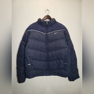 👕🌶 Vintage Y2K Nike Silver Tag Downfilled Puffer Jacket